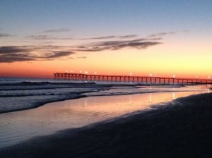 An amazing sunset at Sunset Beach tonight after an amazing writing retreat with Maureen Ryan Griffin!